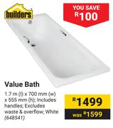 Builders Value Bath