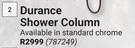 Bijiou Durance Shower Column