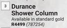 Bijiou Durance Shower Column