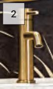 Lusso Reno Standard Basin Mixer Brushed Brass