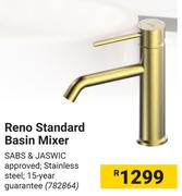 Lusso Reno Standard Basin Mixer