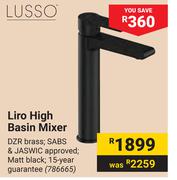 Lusso Liro High Basin Mixer