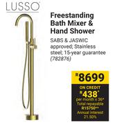 Lusso Freestanding Bath Mixer & Hand Shower