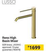Lusso Reno High Basin Mixer