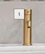 Lusso Reno Standard Basin Mixer Brushed Brass
