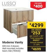 Lusso Moderno Vanity