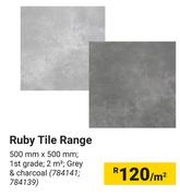 Ruby Tile Range-500mm x 500mm Per Sqm