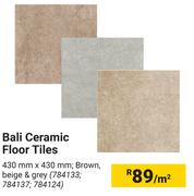 Bali Ceramic Floor Tiles-430mm x 430mm Per Sqm