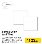 Samca Shiny Wall Tiles-200mm x 200mm Per Sqm