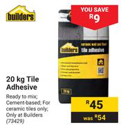 Builders 20Kg Tile Adhesive