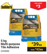 Builders 5Kg Multi Purpose Tile Adhesive-Each