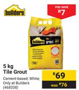 0Builders 5Kg Tile Grout