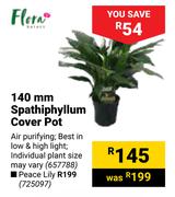 Flora 140mm Spathiphyllum Cover Pot