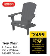 Keter Troy Chair 810mm X 800mm X 1010mm