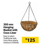 300mm Hanging Basket With Coco Liner