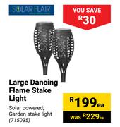 Solar Flair Large Dancing Flame Stake Light-Each