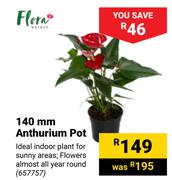 Flora 140mm Anthurium Pot