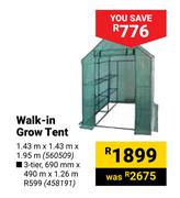 Walk-In Grow Tent (3 Tier) 690mm X 490m X 1.26m