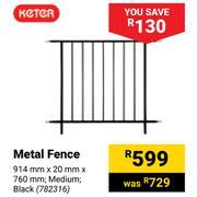 Keter Metal Fence
