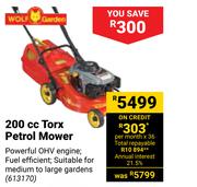 Wolf Garden 200cc Torx Petrol Mower