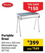 Metalix Portable Braai