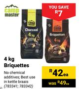 Campmaster 4Kg Briquettes-Each