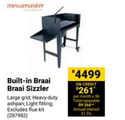 Megamaster Built In Braai Braai Sizzler