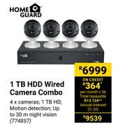 Home Guard 1TB HDD Wired Camera Combo