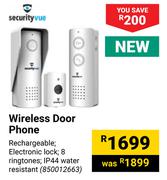 Securityvue Wireless Door Phone