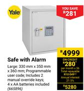 Yale Safe With Alarm