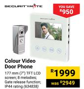 Securitymate Colour Video Door Phone
