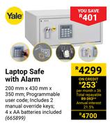 Yale Laptop Safe With Alarm