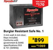 Xpanda DIY Burglar Resistant Safe No.1