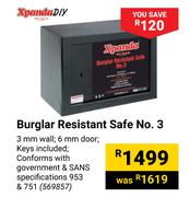 Xpanda DIY Burglar Resistant Safe No.3