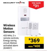 Securitymate Wireless Motion Sensors