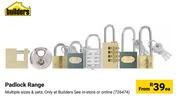 Builders Padlock Range-Each