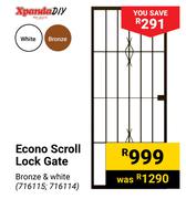 Xpanda Diy Econo Scroll Lock Gate