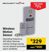 Securitymate Wireless Motion Sensor