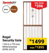 Xpanda Diy Regal Security Gate-1.95m X 770mm
