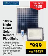 Solar Flair 100W Night Guard Solar Remote Floodlight