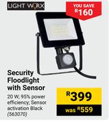 Light Worx Security Floodlight With Sensor