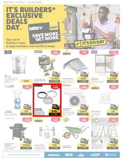 Builders : Save More, Get More (18 March - 14 April 2025), page 1