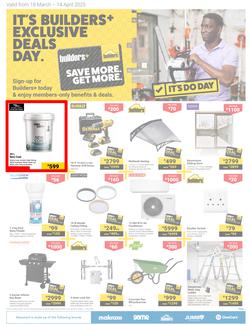 Builders : Save More, Get More (18 March - 14 April 2025), page 1