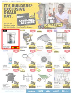 Builders : Save More, Get More (18 March - 14 April 2025), page 1