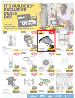 Builders : Save More, Get More (18 March - 14 April 2025), page 1