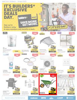 Builders : Save More, Get More (18 March - 14 April 2025), page 1