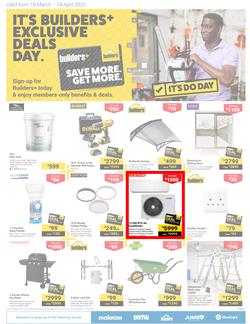 Builders : Save More, Get More (18 March - 14 April 2025), page 1
