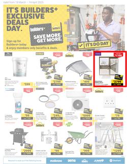 Builders : Save More, Get More (18 March - 14 April 2025), page 1