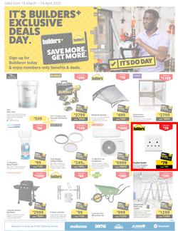 Builders : Save More, Get More (18 March - 14 April 2025), page 1