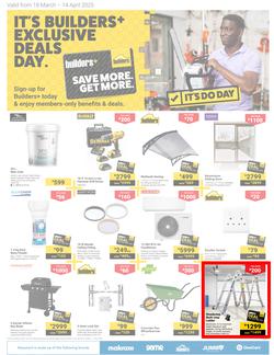 Builders : Save More, Get More (18 March - 14 April 2025), page 1
